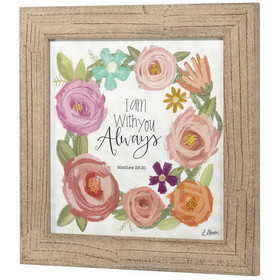 Dicksons 28BW-1212-1310 Framed Wall Art I Am With You Always