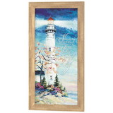 Dicksons 28BW-1430-1285 Framed Wall Art Lighthouse Shining Ever