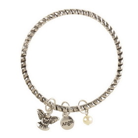 Dicksons 30-4959T Bracelet Rope With Pearls And Angels