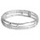 Dicksons 30-4966T Stretch Bracelet Hammered Cutout Cross