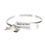 Dicksons 30-4969T Wire Wrap Bangle Walk By Faith/Pearl