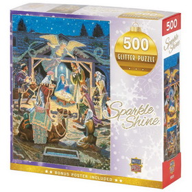 Dicksons 31585 Holy Night Glitter Puzzle 500 Pieces