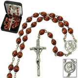 Dicksons 32-0708 Rosary Pope John Paul Ii Brn Wood 20