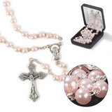 Dicksons 32-0723 Rosary Rose Faux Pearl 6Mm