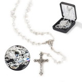 Dicksons 32-0813 Rosary Faux Crystal Ab Madonna 5Mm