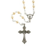 Dicksons 32-0814 Rosary Faux Pearl 5Mm