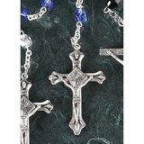 Dicksons 32-0818 Rosary Faux Sapphire 6Mm