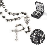 Dicksons 32-0832 Rosary Hematite St Mary Center 8Mm 23