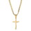 Dicksons 32-4323 Box Cross Necklace Justified 24In Chain