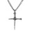 Dicksons 32-5491 Pewter Double Nail Cross 21" Chain