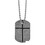 Dicksons 32-6235 Nk Dogtag/Crs Jos 1:9B Pewter 21" Chn