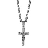 Dicksons 32-6245 Nk Crucifix/Corpus Stnls Stl 24