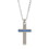 Dicksons 32-6747 Necklace 24In Policeman Cross Stainless