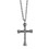 Dicksons 32-6787 Necklace Antique Rope Cross 24Inch