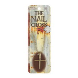Dicksons 32-9474 Necklace Nail Cross 24In Pewter Brass