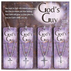 Dicksons 32-9480 Necklace Assortment Gods Guy-16 Pieces