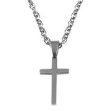 Dicksons 32-9741 At The Cross Stainless Steel Necklace