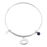 Dicksons 35-4803 Sp Bangle-Oval/Fish Crs, Navy B