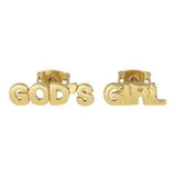 Dicksons 35-6572 Ear-God'S Girl Studs Gld Plt