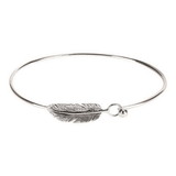 Dicksons 35-6881 Angel Feather Wire Bangle Bracelet Verse