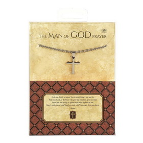 Dicksons 35-8032 Necklace Dad/Man Of God Cross Stainless