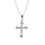 Dicksons 35-8034 Necklace Baptism Female Cross 18In