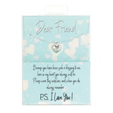 Dicksons 35-8064 Necklace Ps I Love You Friend 18In Chain