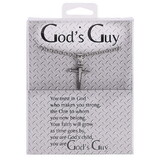 Dicksons 35-8077 Necklace Gods Guy Small Nail Cross