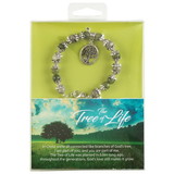 Dicksons 35-8086 Bead Bracelet Tree Of Life Green