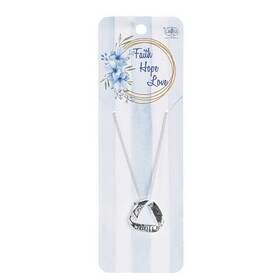 Dicksons 35-8097 Necklace Faith Hope Love Mobius Triangle