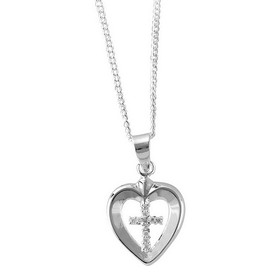 Dicksons 35-8302 Necklace Mother Heart/Cross