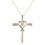 Dicksons 35-8306 Necklace Daughter Cross/Drape Heart