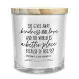 Dicksons 35030 Soy Candle She Gives Away Kindness 13Oz