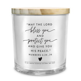 Dicksons 35038 Soy Candle May The Lord Bless You 13Oz