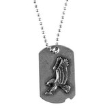 Dicksons 37-9424 Nk-Pewter Dogtag/Eagle-21