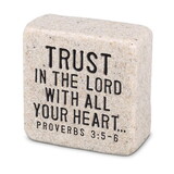 Dicksons 40708 Tabletop Scripture Stone Trust 2.25
