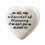 Dicksons 40739 Tabletop Heart Stone Blessing 2.25"H