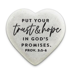 Dicksons 40747 Scripture Stone Hope Heart Trust & Hope