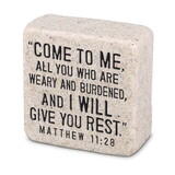 Dicksons 40766 Tabletop Scripture Stone Come To Me2.25