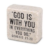 Dicksons 40767 Scripture Block God Is With You