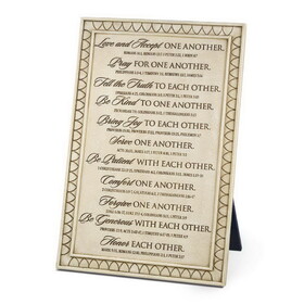 Dicksons 45005 Tabletop Word Study Plaque One Another