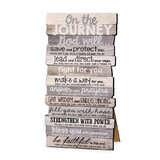 Dicksons 45024 Tabletop Stacked Plaque Journey 10