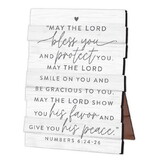 Dicksons 45043 Plaque Hold Hope Bless Wood Stacked Desk