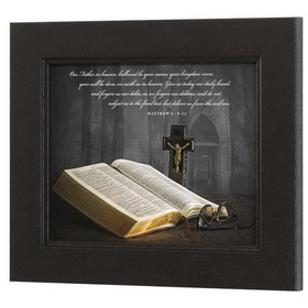 Dicksons 62CB-108-831 Framed Wall Art Bible Our Father Heaven