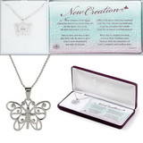 Dicksons 73-0616P New Creation Butterfly Necklace
