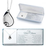 Dicksons 73-2366P No Tears Teardrop Silver Plated Necklace