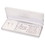 Dicksons 73-4104P Ear-1Stcom Prl/Hrt Drop Sil Plt-Ss Posts