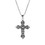 Dicksons 73-7033P Blessed Mother Cross/Heart 18" Chain
