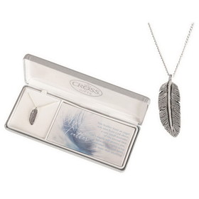 Dicksons 73-7789P Angel Feather Necklace Gift Box & Verse