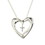 Dicksons 73-7989P Heart Cross Necklace Marriage Takes 3